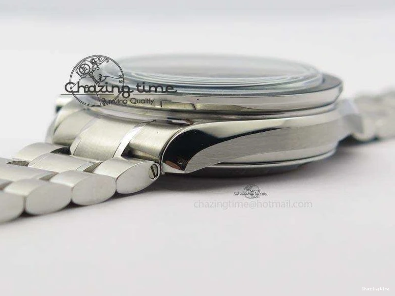 0315 Effortless Speedmaster Apollo 11 On SS Bracelet Manual Winding Chrono Movement 8225